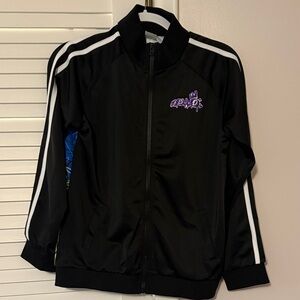 Marshmello Kids Black Jacket with White Stripes